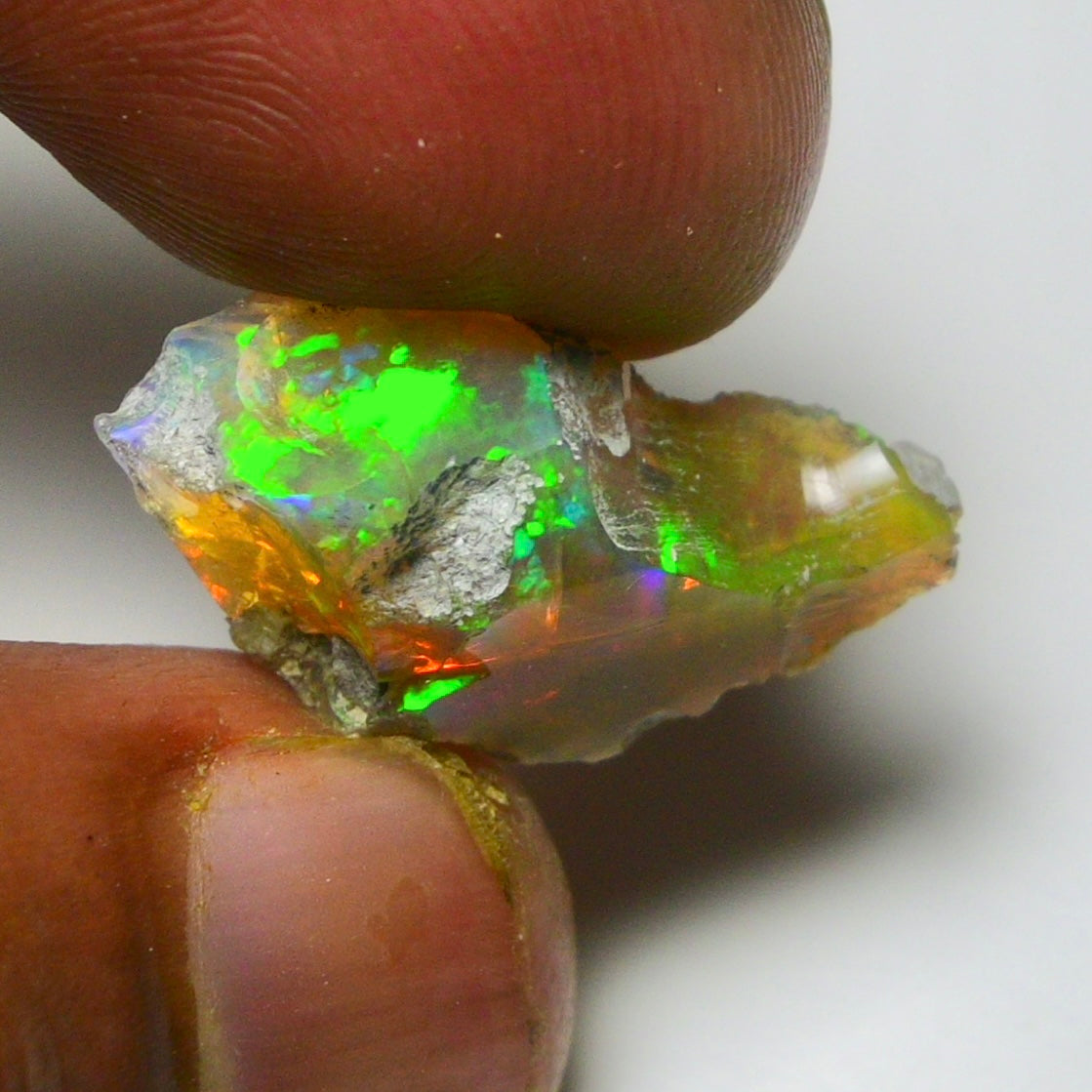 Black Opal 9.40 Carats | Natural Black Ethiopian Opal Rough - Ready for Cutting & Jewelry!