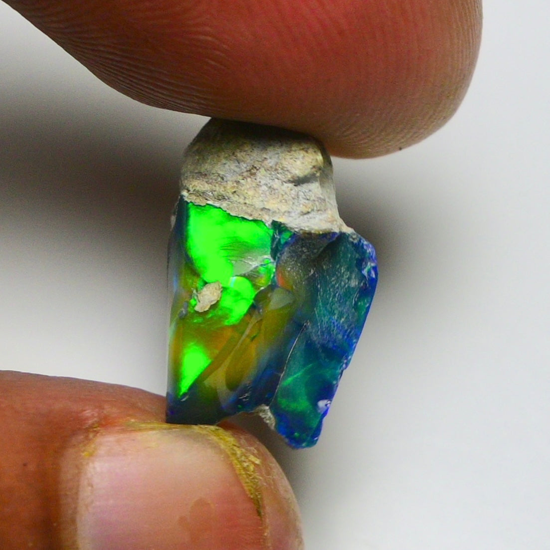 Black Opal 9.00 Carats | Natural Black Ethiopian Opal Rough - Ready for Cutting & Jewelry!