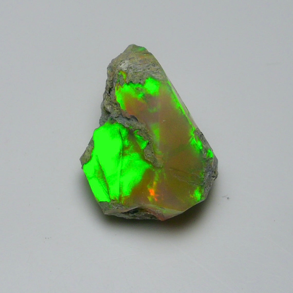 Black Opal 13.80 Carats | Natural Black Ethiopian Opal Rough - Ready for Cutting & Jewelry!