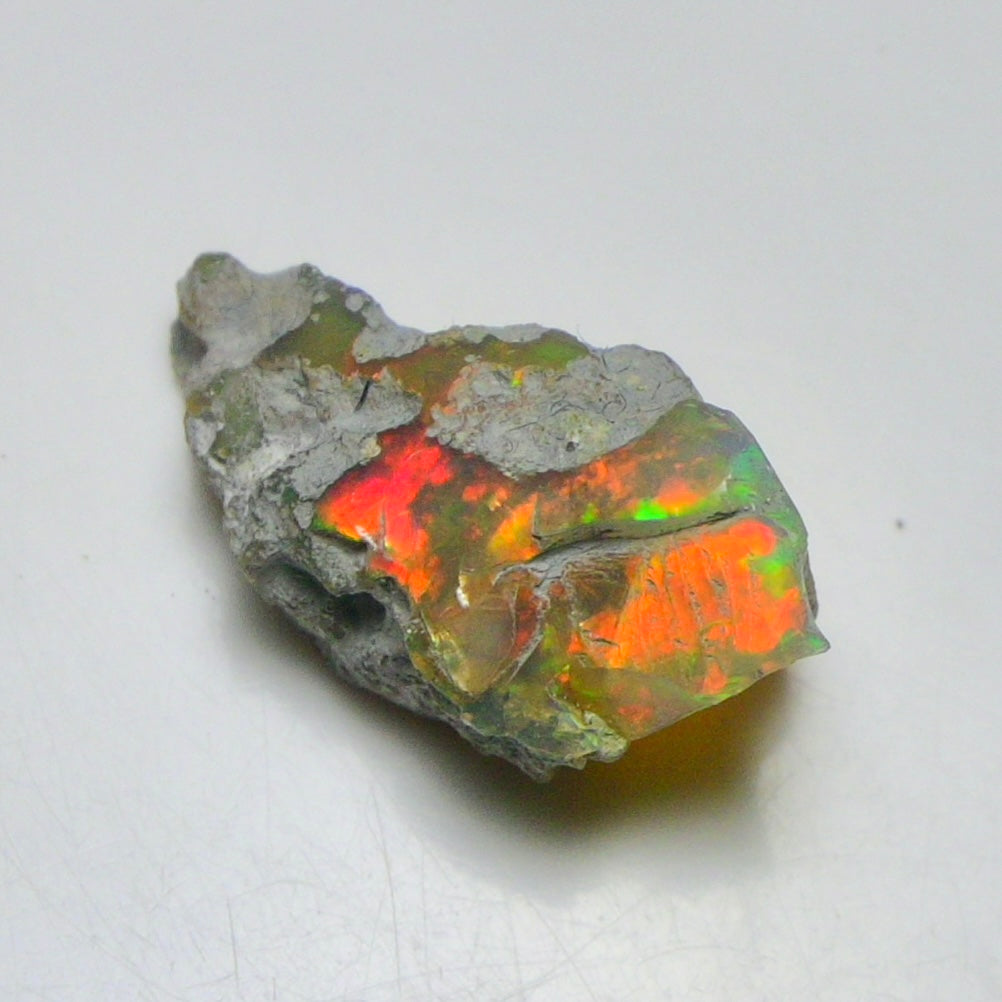 Black Opal 9.40 Carats | Natural Black Ethiopian Opal Rough - Ready for Cutting & Jewelry!