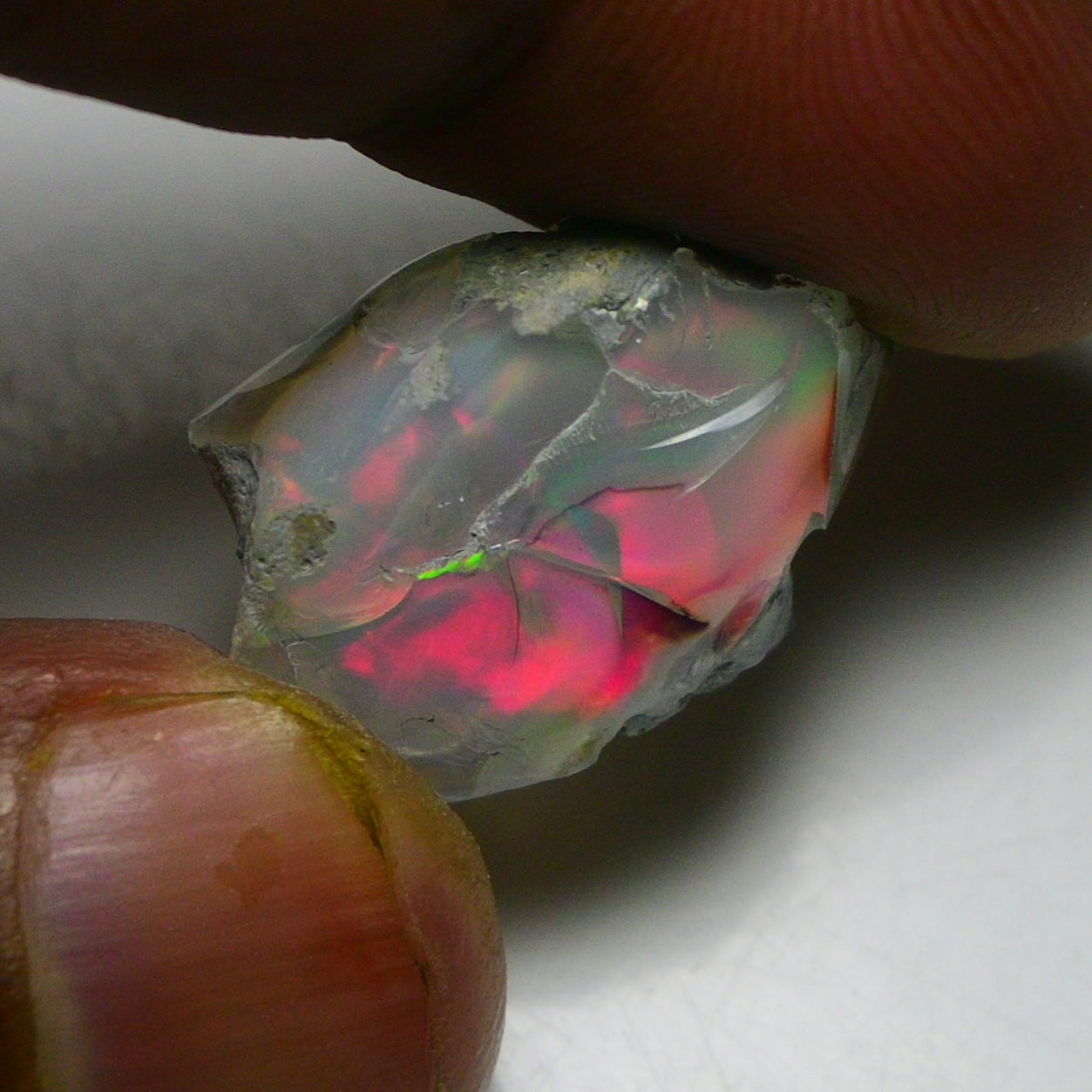 Black Opal 14.60 Carats | Natural Black Ethiopian Opal Rough - Ready for Cutting & Jewelry!