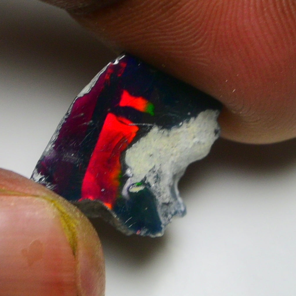 Black Opal 6.60 Carats | Natural Black Ethiopian Opal Rough - Ready for Cutting & Jewelry!