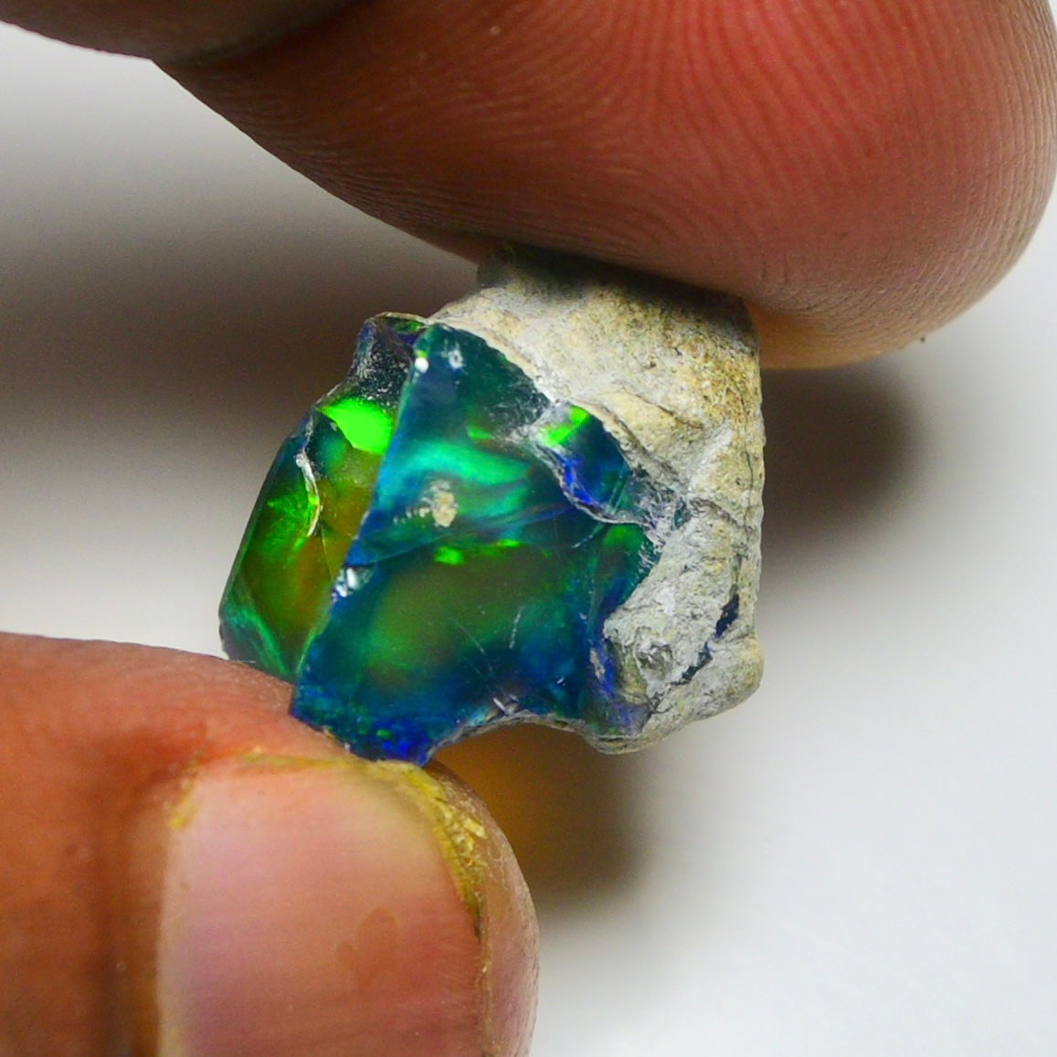 Black Opal 9.00 Carats | Natural Black Ethiopian Opal Rough - Ready for Cutting & Jewelry!