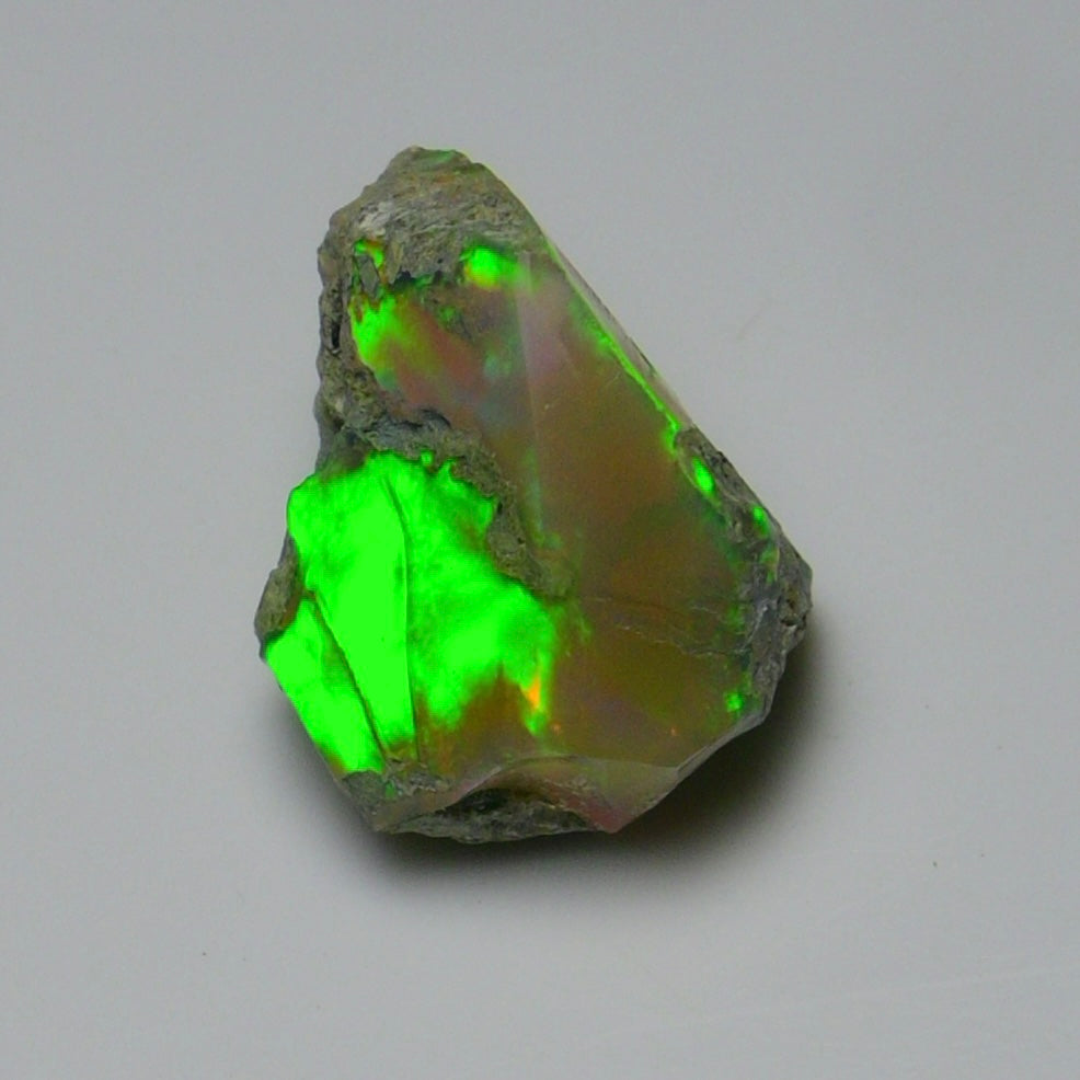 Black Opal 13.80 Carats | Natural Black Ethiopian Opal Rough - Ready for Cutting & Jewelry!