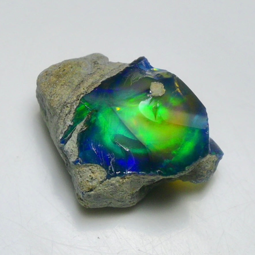 Black Opal 9.00 Carats | Natural Black Ethiopian Opal Rough - Ready for Cutting & Jewelry!