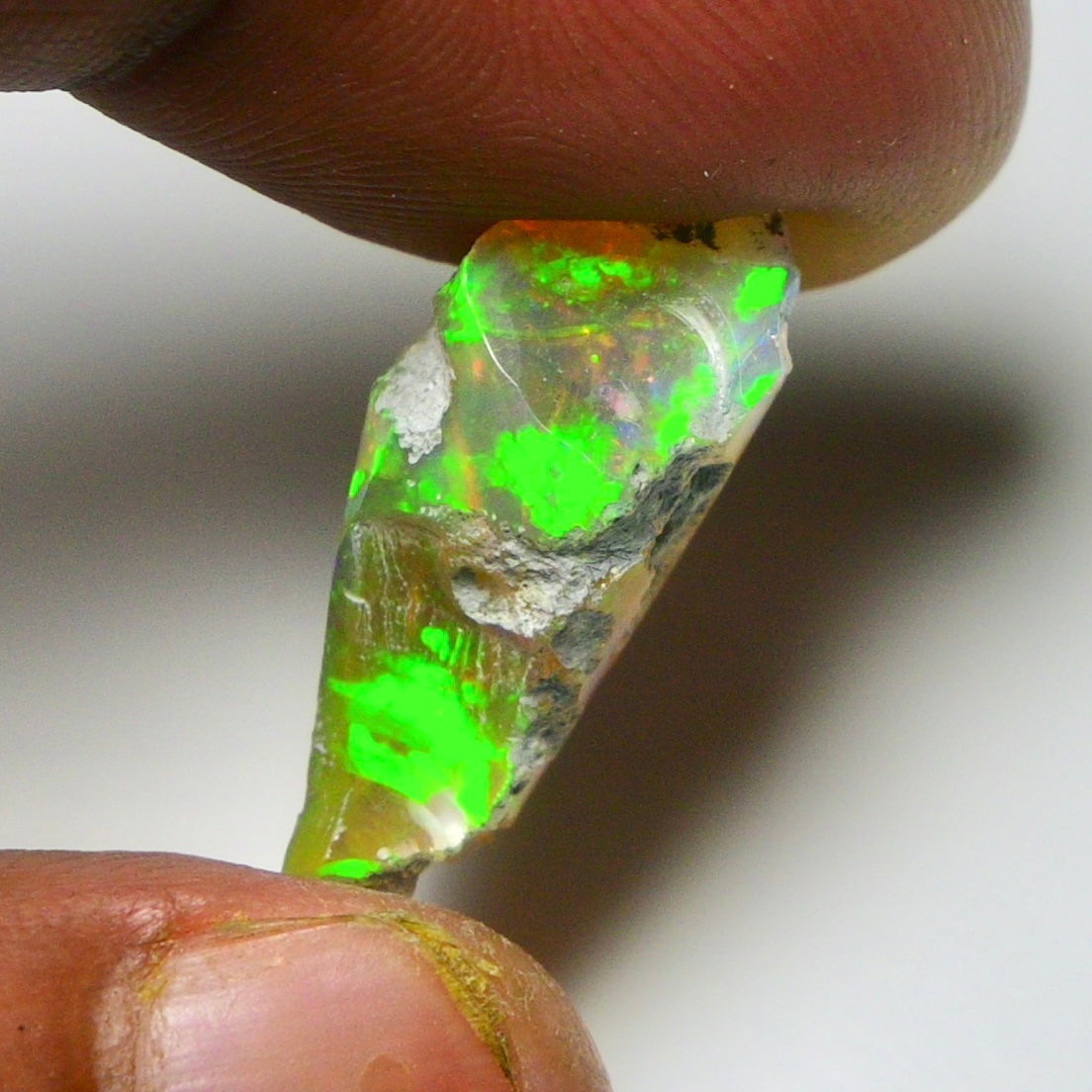 Black Opal 9.40 Carats | Natural Black Ethiopian Opal Rough - Ready for Cutting & Jewelry!