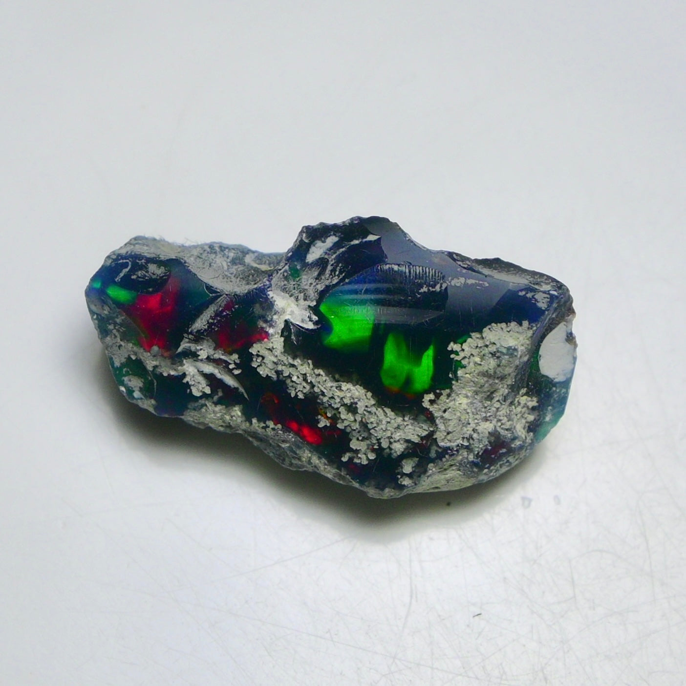 Black Opal 12.50 Carats | Natural Black Ethiopian Opal Rough - Ready for Cutting & Jewelry!