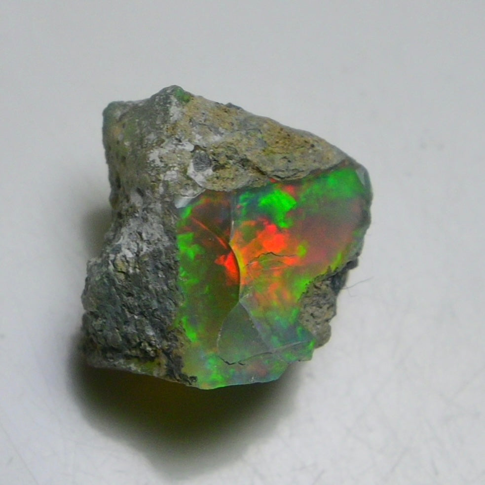 Black Opal 11.40 Carats | Natural Black Ethiopian Opal Rough - Ready for Cutting & Jewelry!