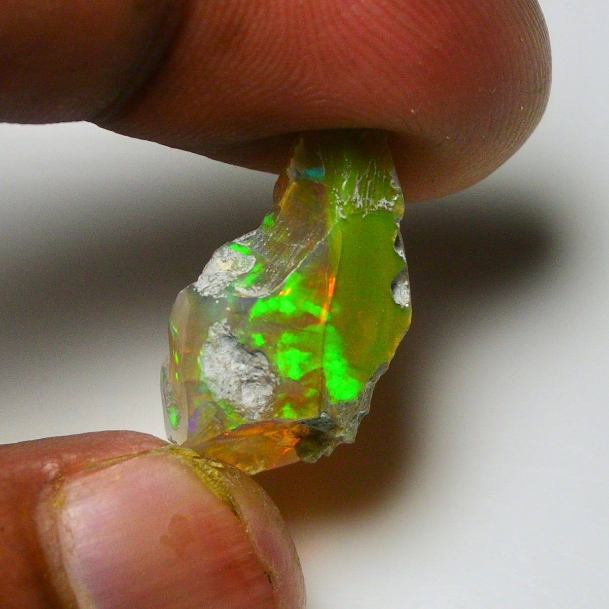 Black Opal 9.40 Carats | Natural Black Ethiopian Opal Rough - Ready for Cutting & Jewelry!