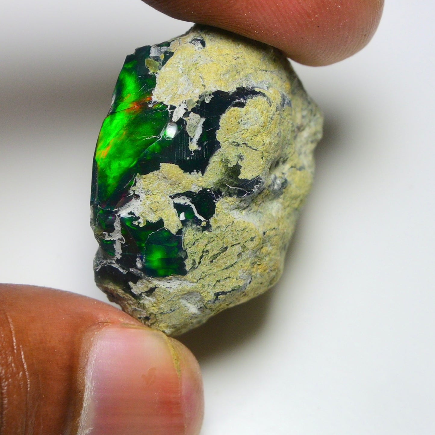 Black Opal 70.70 Carats | Natural Black Ethiopian Opal Rough - Ready for Cutting & Jewelry!