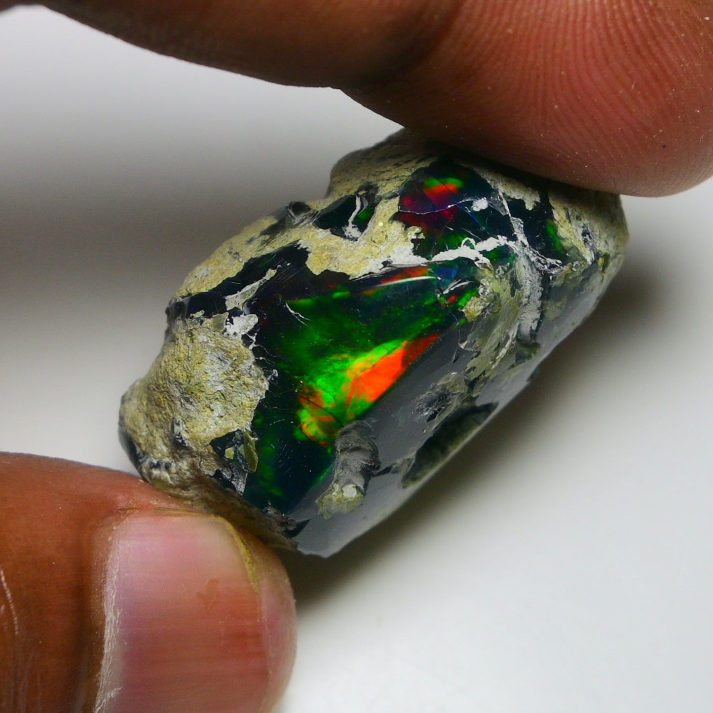 Black Opal 70.70 Carats | Natural Black Ethiopian Opal Rough - Ready for Cutting & Jewelry!