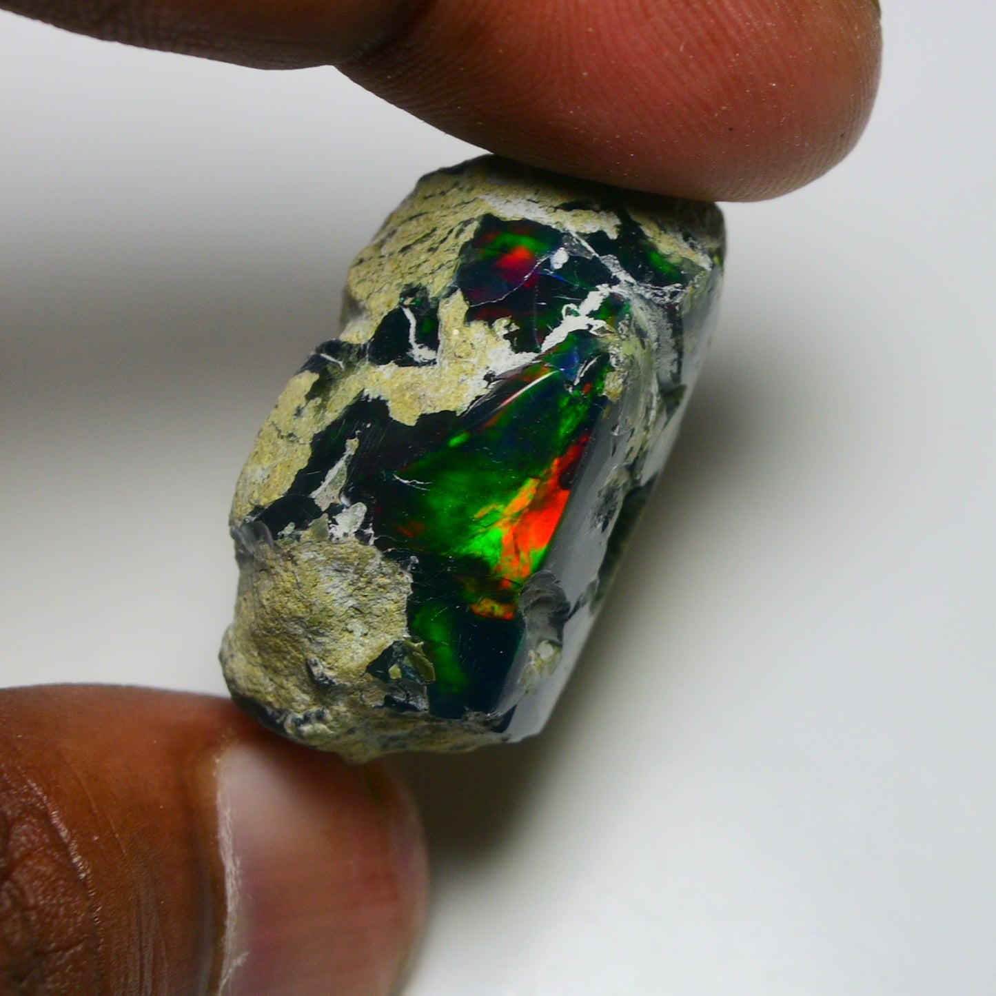 Black Opal 70.70 Carats | Natural Black Ethiopian Opal Rough - Ready for Cutting & Jewelry!