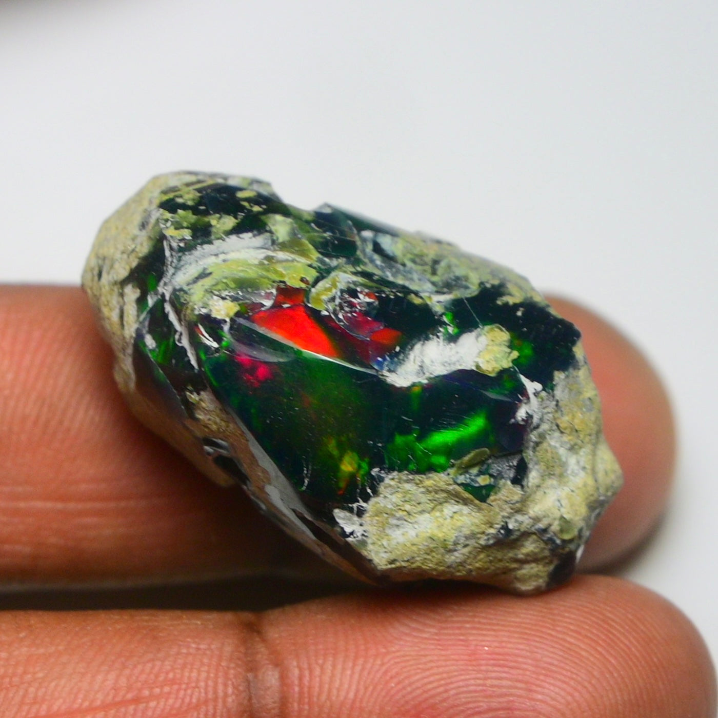 Black Opal 70.70 Carats | Natural Black Ethiopian Opal Rough - Ready for Cutting & Jewelry!
