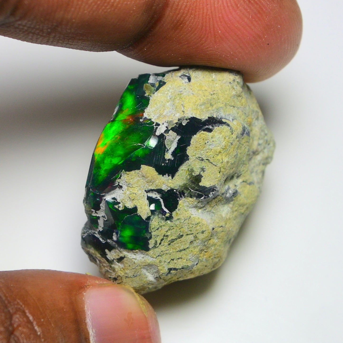 Black Opal 70.70 Carats | Natural Black Ethiopian Opal Rough - Ready for Cutting & Jewelry!