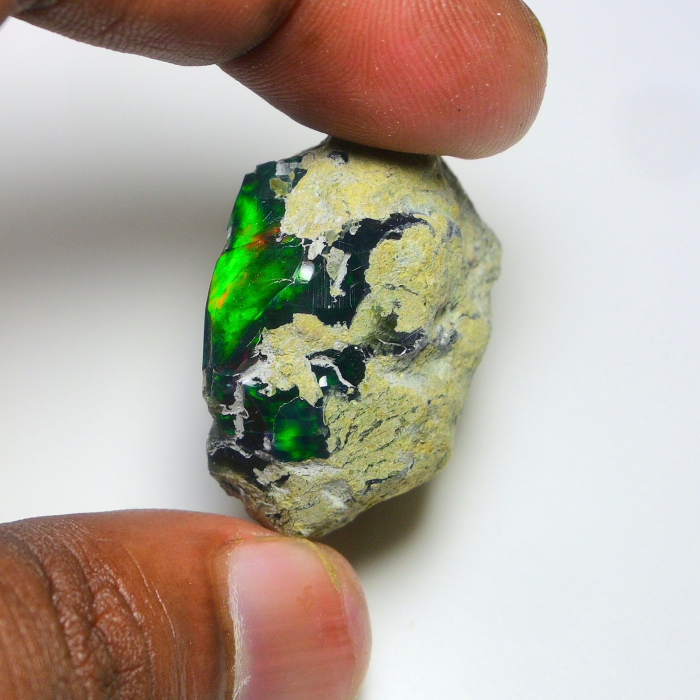 Black Opal 70.70 Carats | Natural Black Ethiopian Opal Rough - Ready for Cutting & Jewelry!