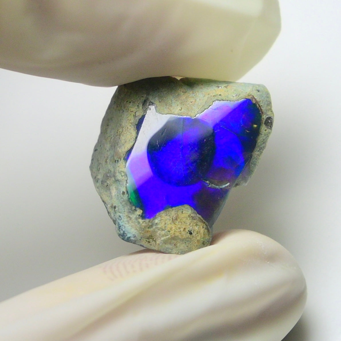 Blue Opal Rough 9.75 Carats | Natural Ethiopian Opal Rough - Ready for Cutting & Jewelry | AAA Grade Opal Raw