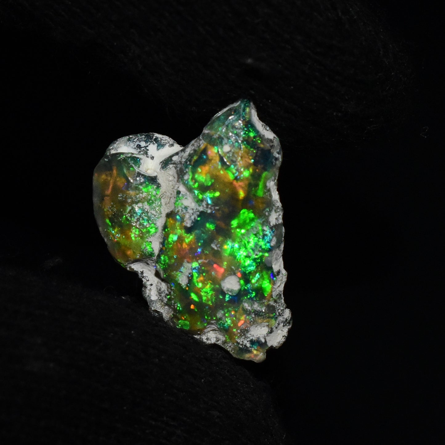 Black Opal Rough 4.00 Carats | Natural Ethiopian Opal Rough - Ready for Cutting & Jewelry | AAA Grade Opal Raw