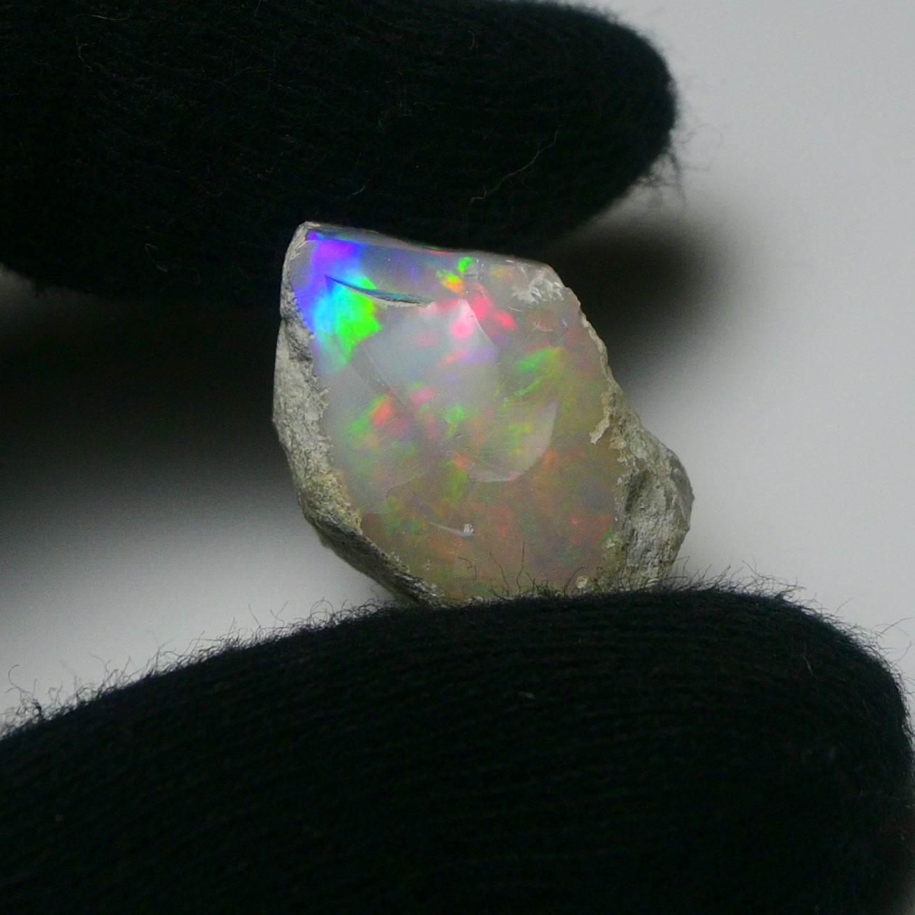 White Opal 21.30 Carats | Natural White Ethiopian Opal Rough - Ready for Cutting & Jewelry!