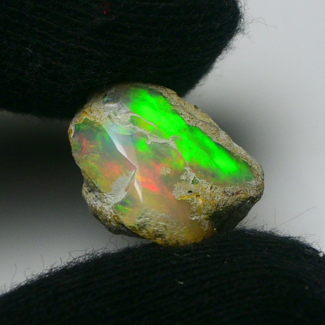 White Opal 8.65 Carats | Natural White Ethiopian Opal Rough - Ready for Cutting & Jewelry!