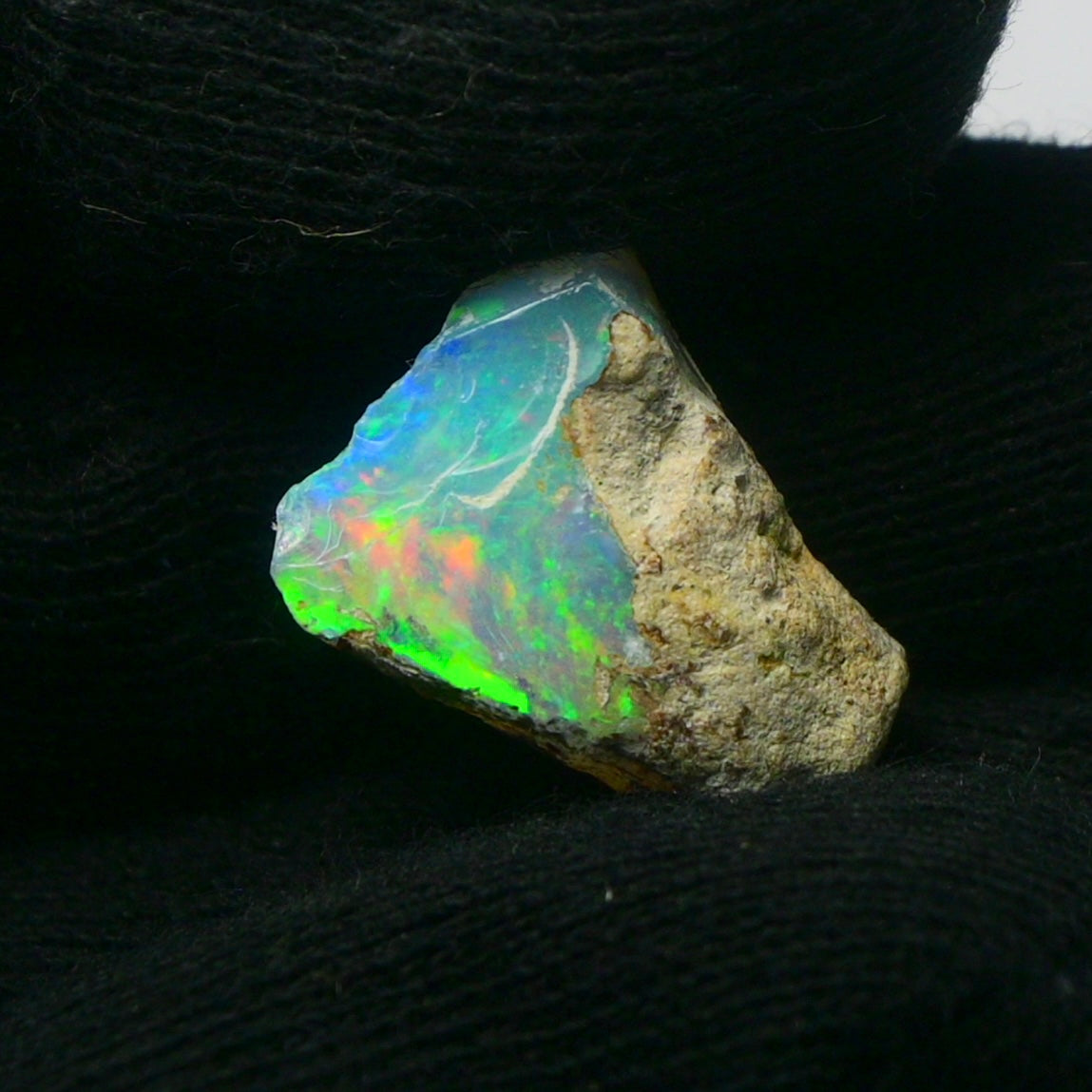 White Opal 9.75 Carats | Natural White Ethiopian Opal Rough - Ready for Cutting & Jewelry!
