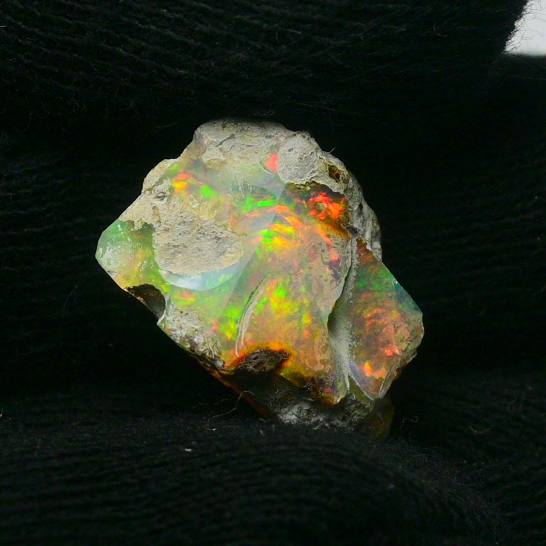 White Opal 9.05 Carats | Natural White Ethiopian Opal Rough - Ready for Cutting & Jewelry!