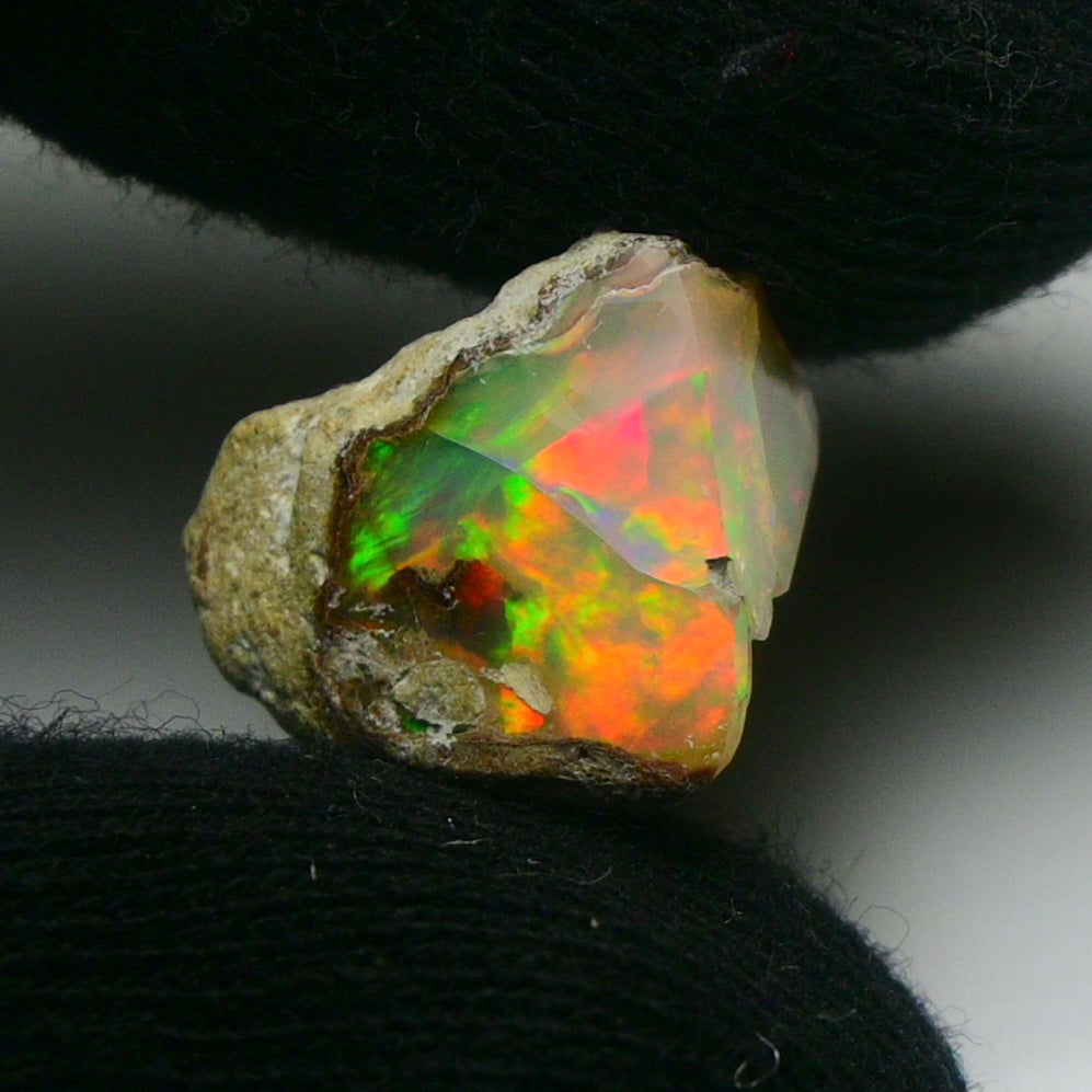 White Opal 9.40 Carats | Natural White Ethiopian Opal Rough - Ready for Cutting & Jewelry!