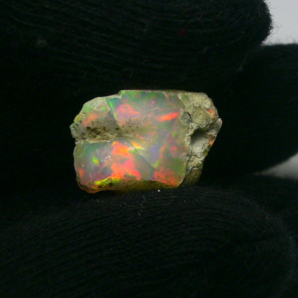White Opal 11.25 Carats | Natural White Ethiopian Opal Rough - Ready for Cutting & Jewelry!
