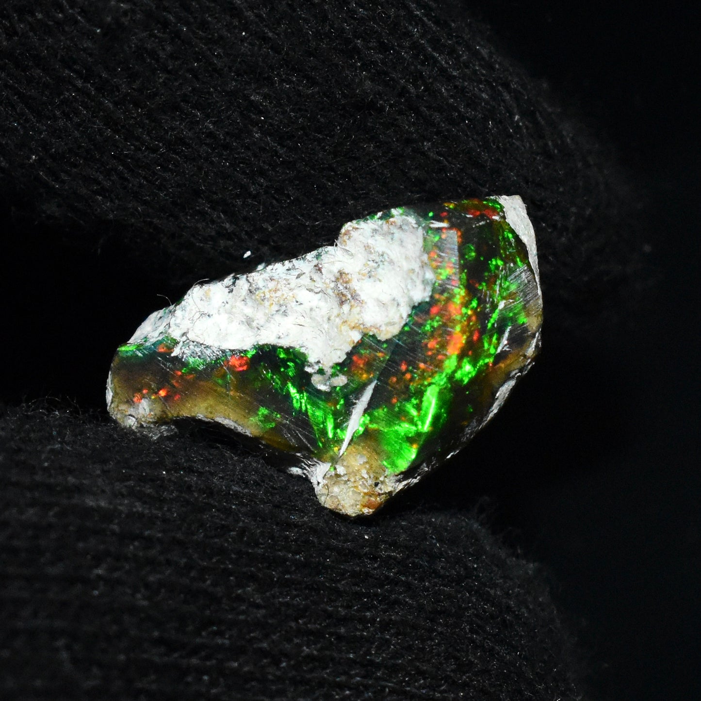 Black Opal Rough 8.80 Carats | Natural Ethiopian Opal Rough - Ready for Cutting & Jewelry | AAA Grade Opal Raw