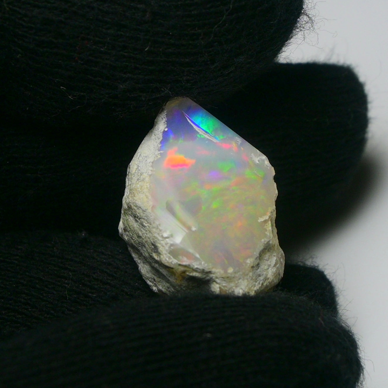White Opal 21.30 Carats | Natural White Ethiopian Opal Rough - Ready for Cutting & Jewelry!