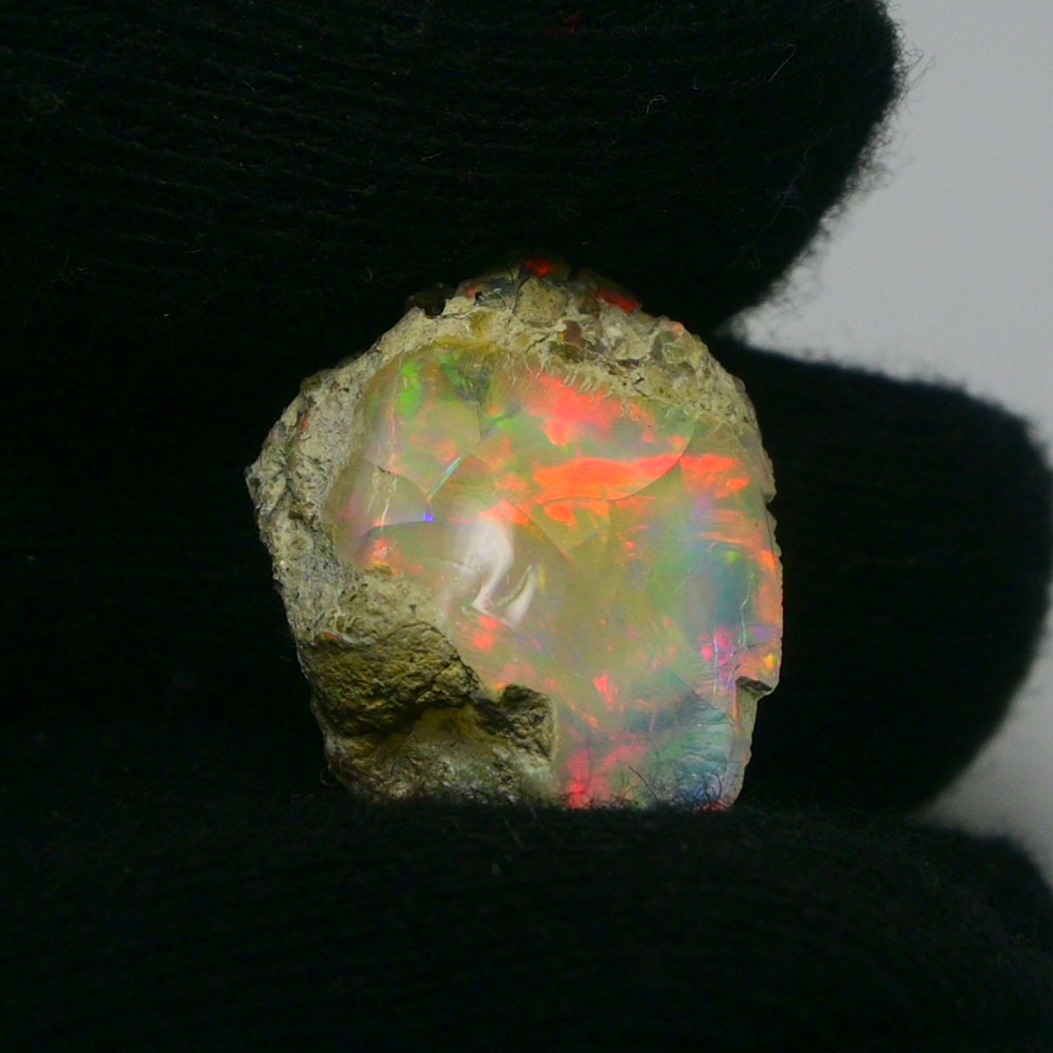 White Opal 11.25 Carats | Natural White Ethiopian Opal Rough - Ready for Cutting & Jewelry!