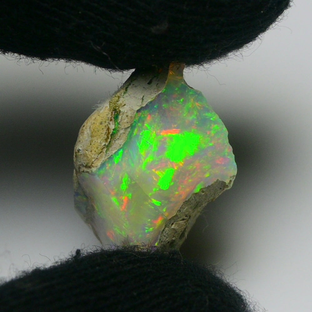 White Opal 11.65 Carats | Natural White Ethiopian Opal Rough - Ready for Cutting & Jewelry!