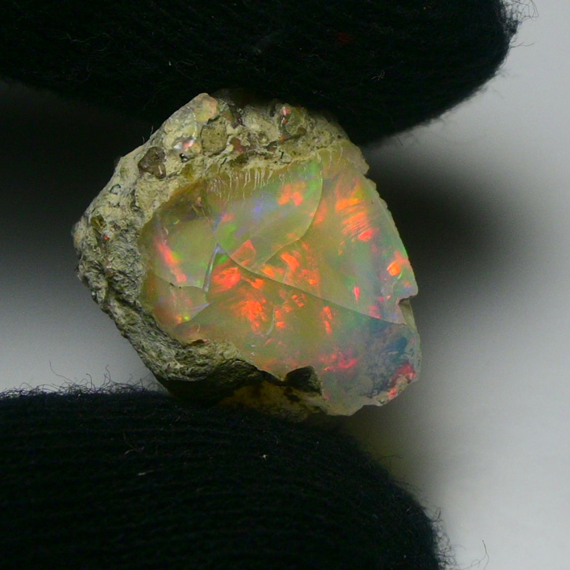White Opal 11.25 Carats | Natural White Ethiopian Opal Rough - Ready for Cutting & Jewelry!