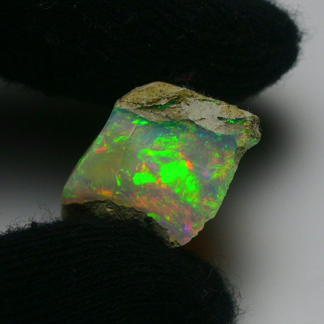 White Opal 11.65 Carats | Natural White Ethiopian Opal Rough - Ready for Cutting & Jewelry!