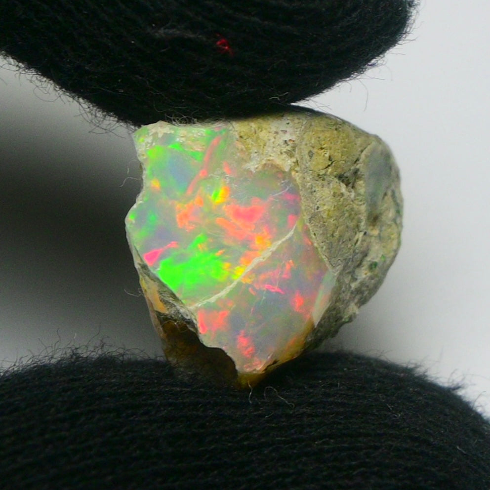 White Opal 12.05 Carats | Natural White Ethiopian Opal Rough - Ready for Cutting & Jewelry!