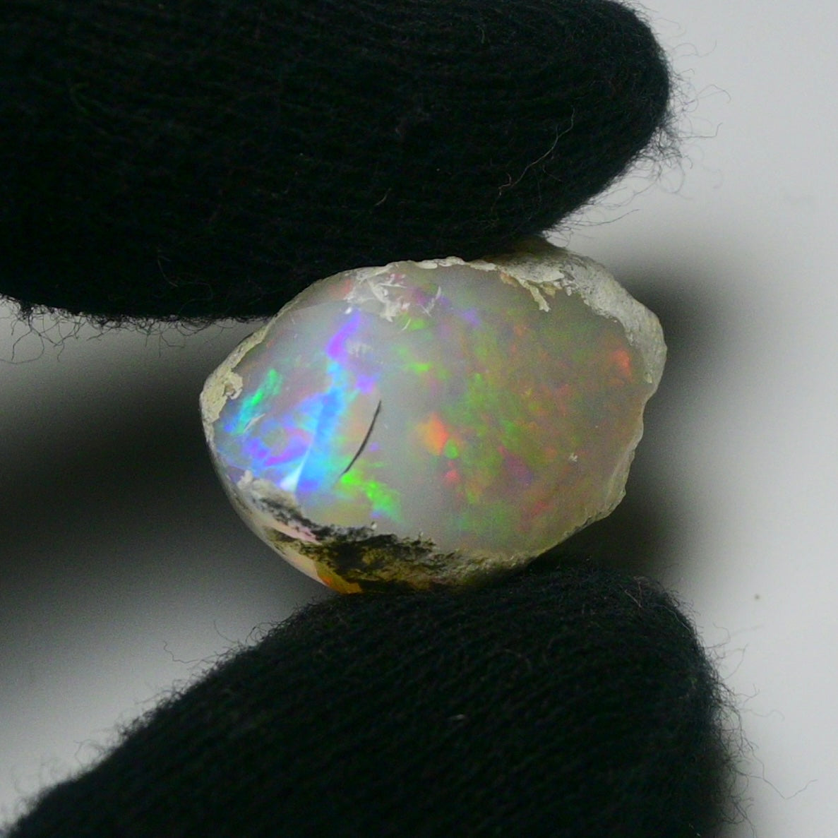 White Opal 21.30 Carats | Natural White Ethiopian Opal Rough - Ready for Cutting & Jewelry!