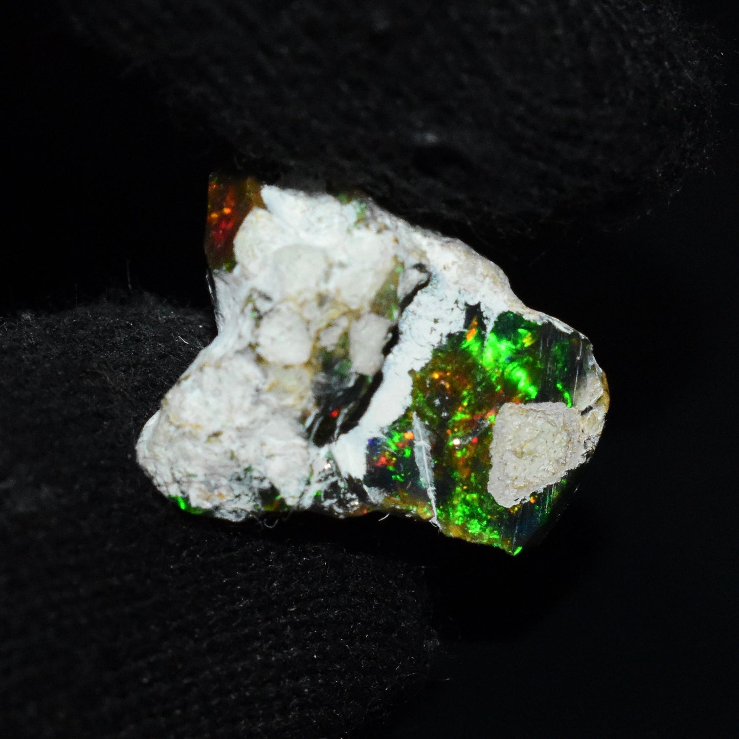 Black Opal Rough 8.80 Carats | Natural Ethiopian Opal Rough - Ready for Cutting & Jewelry | AAA Grade Opal Raw