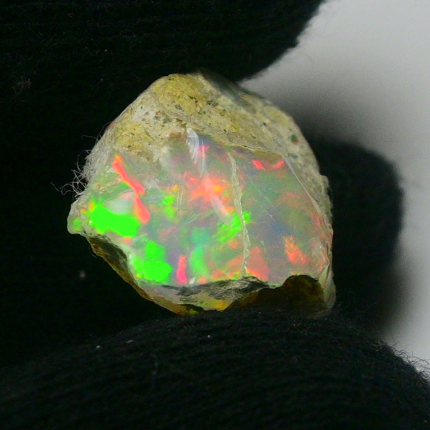White Opal 12.05 Carats | Natural White Ethiopian Opal Rough - Ready for Cutting & Jewelry!