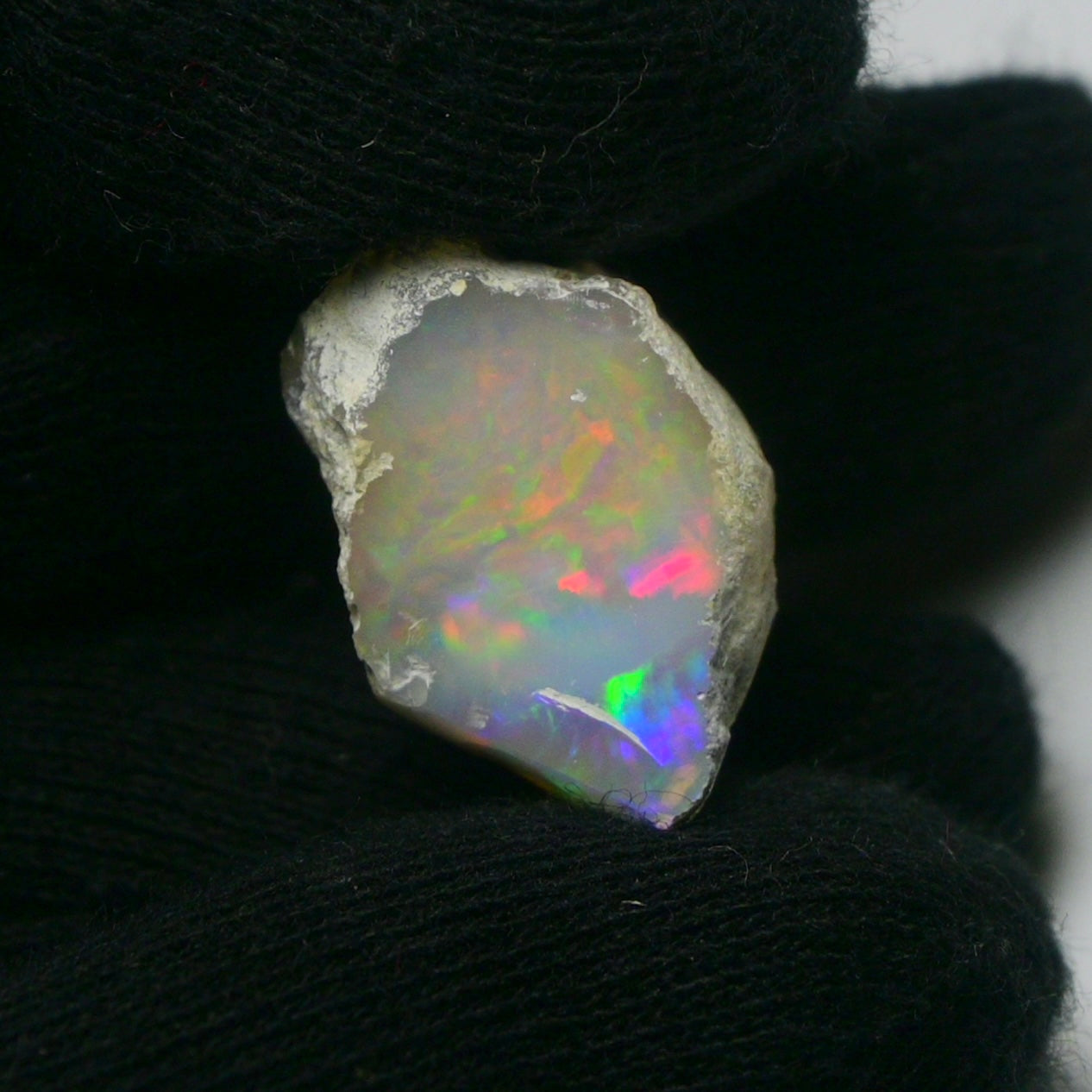 White Opal 21.30 Carats | Natural White Ethiopian Opal Rough - Ready for Cutting & Jewelry!