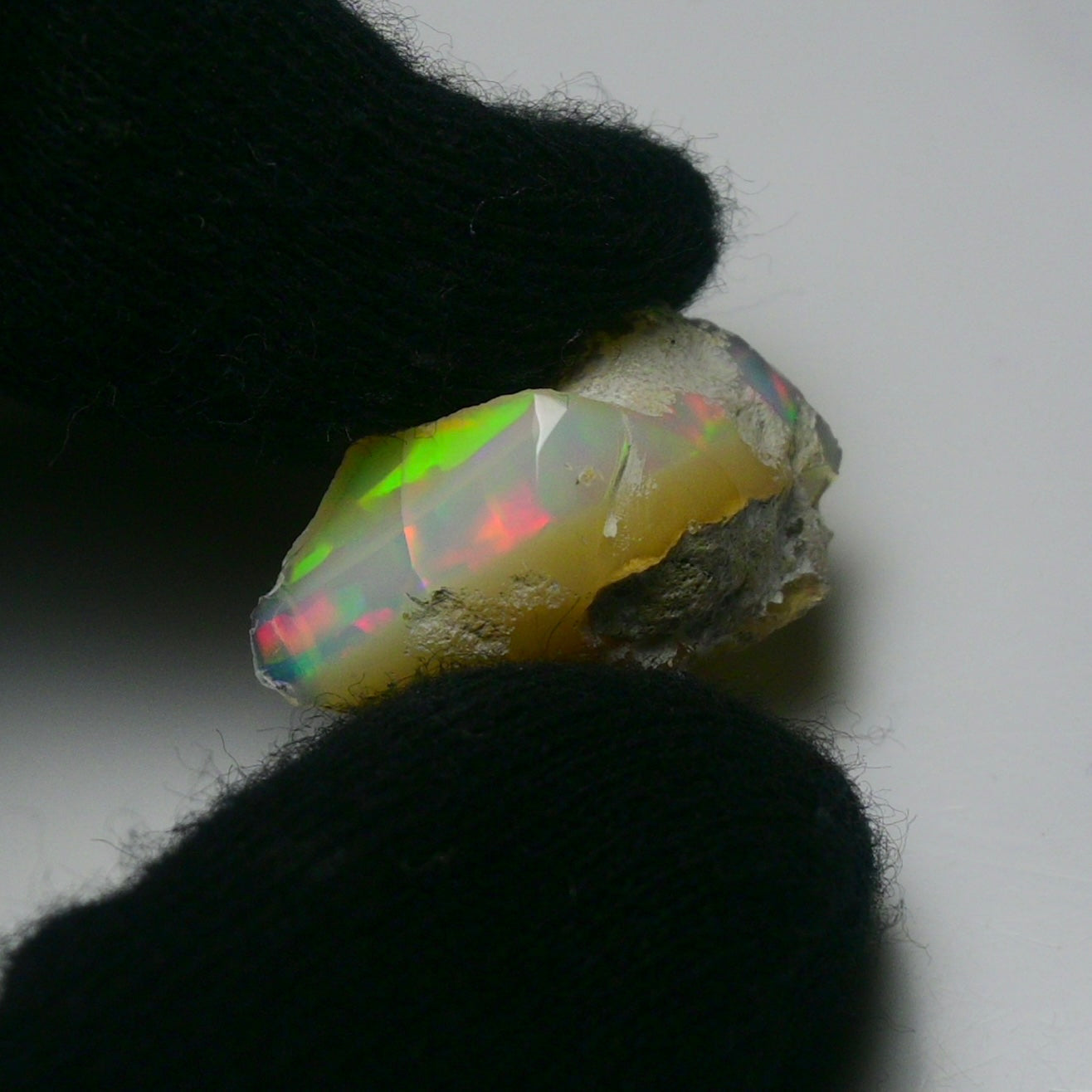 White Opal 10.35 Carats | Natural White Ethiopian Opal Rough - Ready for Cutting & Jewelry!