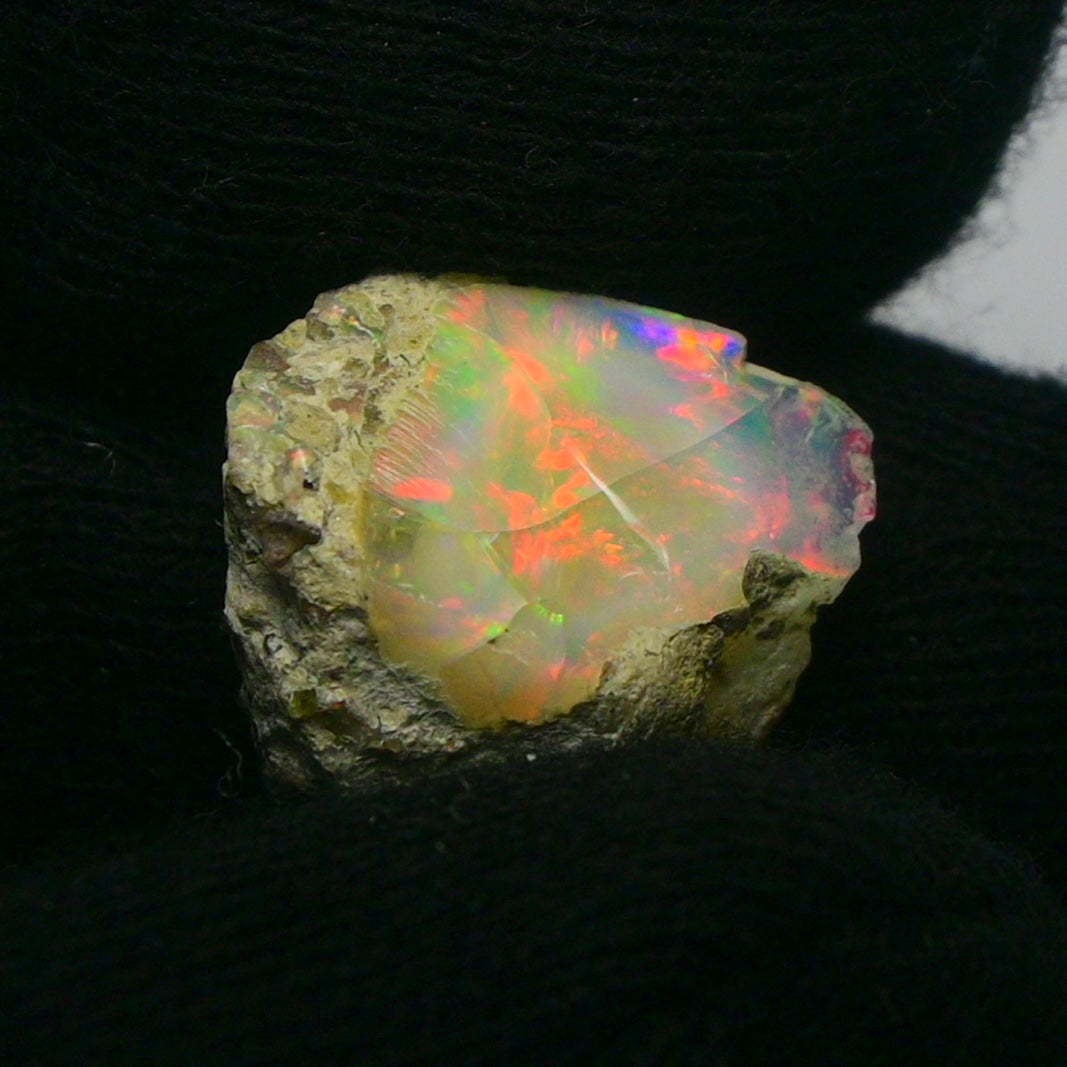 White Opal 11.25 Carats | Natural White Ethiopian Opal Rough - Ready for Cutting & Jewelry!