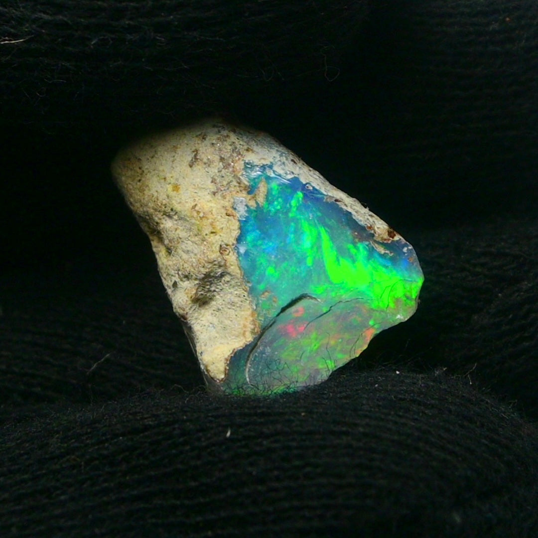 White Opal 9.75 Carats | Natural White Ethiopian Opal Rough - Ready for Cutting & Jewelry!