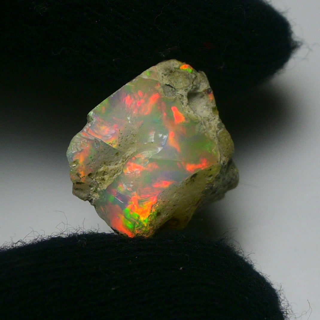 White Opal 11.25 Carats | Natural White Ethiopian Opal Rough - Ready for Cutting & Jewelry!