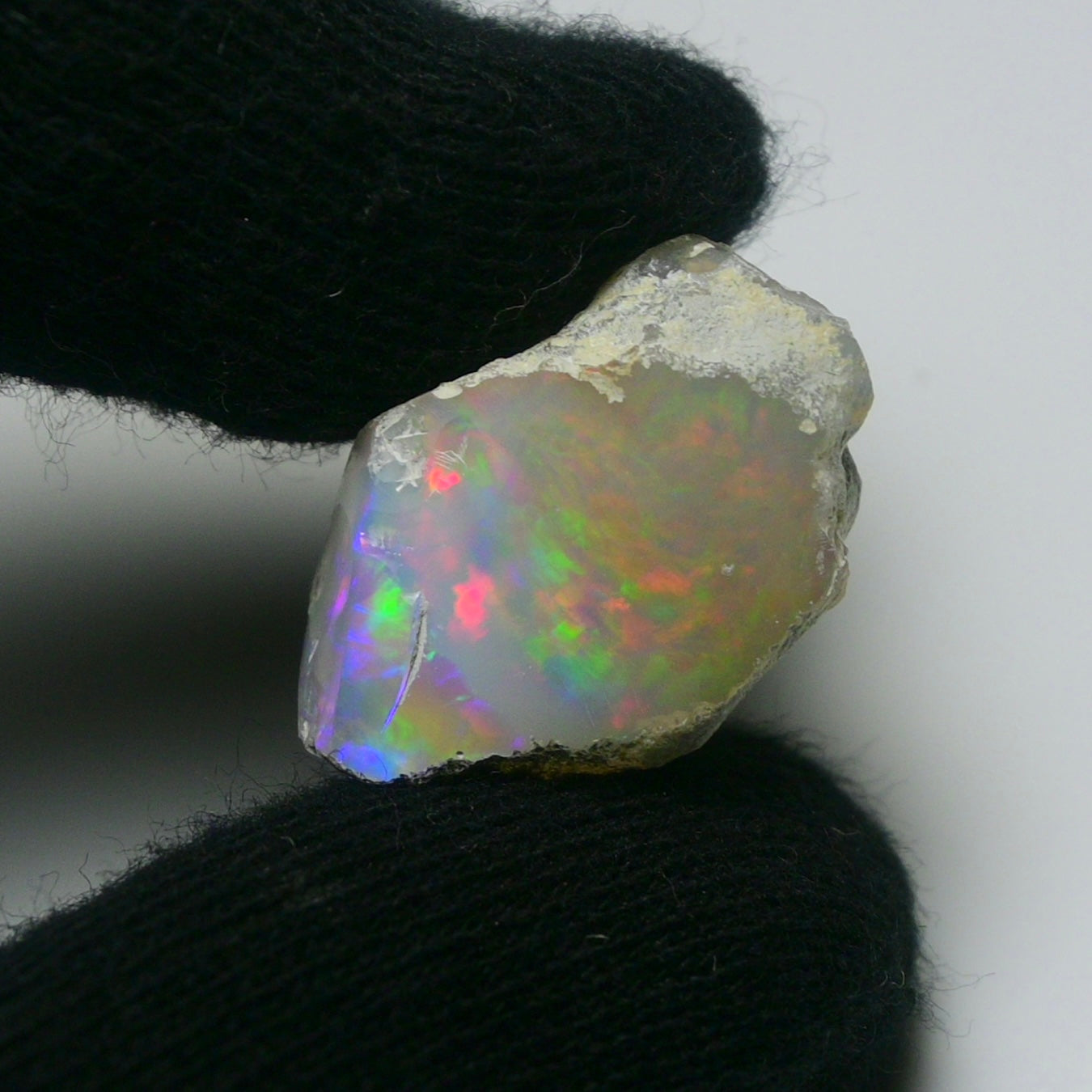 White Opal 21.30 Carats | Natural White Ethiopian Opal Rough - Ready for Cutting & Jewelry!