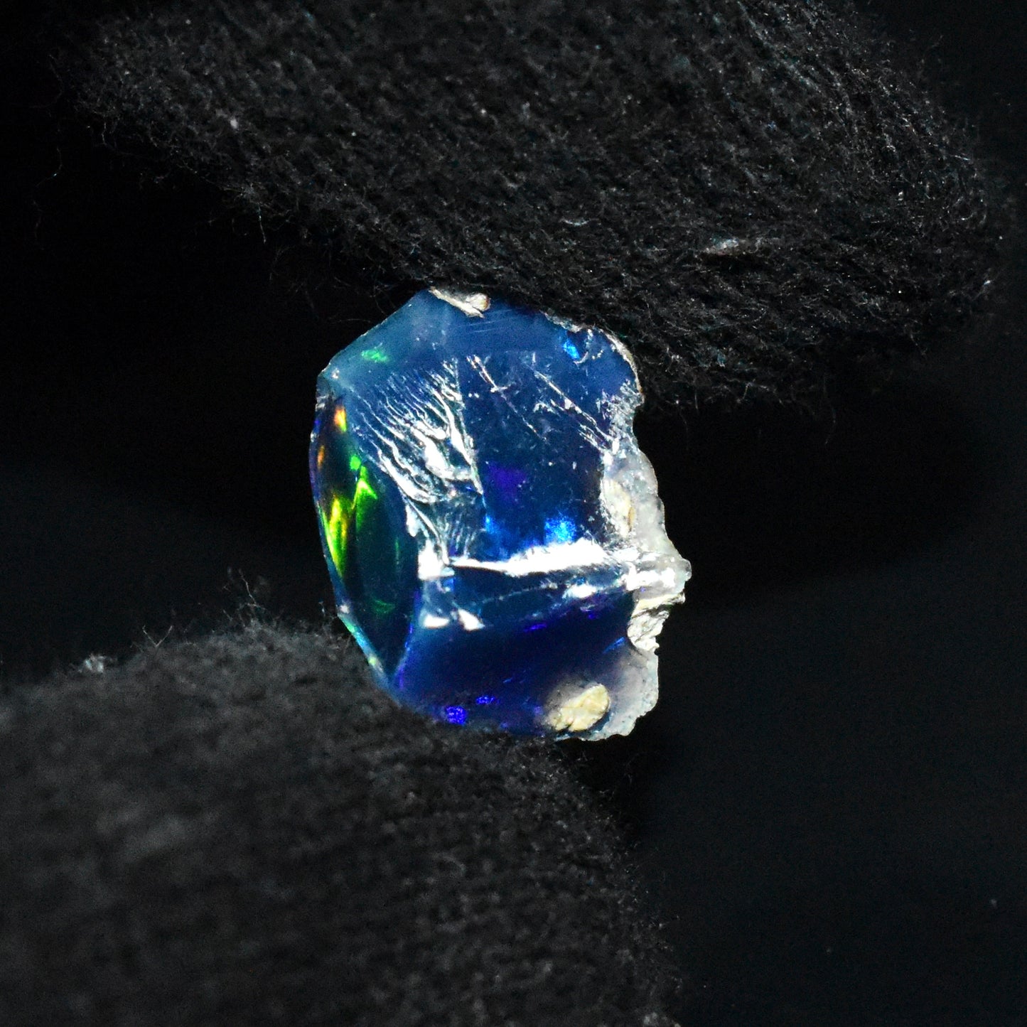 Black Opal Rough 3.20 Carats | Natural Ethiopian Opal Rough - Ready for Cutting & Jewelry | AAA Grade Opal Raw