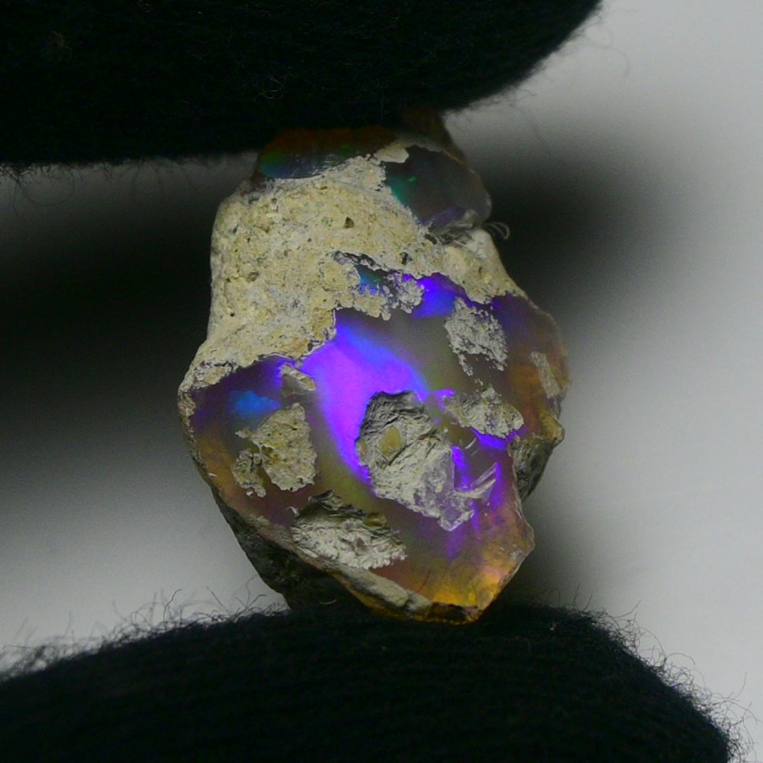 White Opal 16.40 Carats | Natural White Ethiopian Opal Rough - Ready for Cutting & Jewelry!