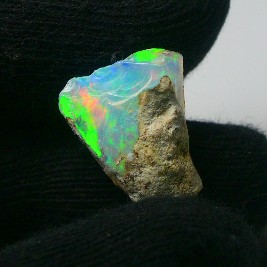 White Opal 9.75 Carats | Natural White Ethiopian Opal Rough - Ready for Cutting & Jewelry!