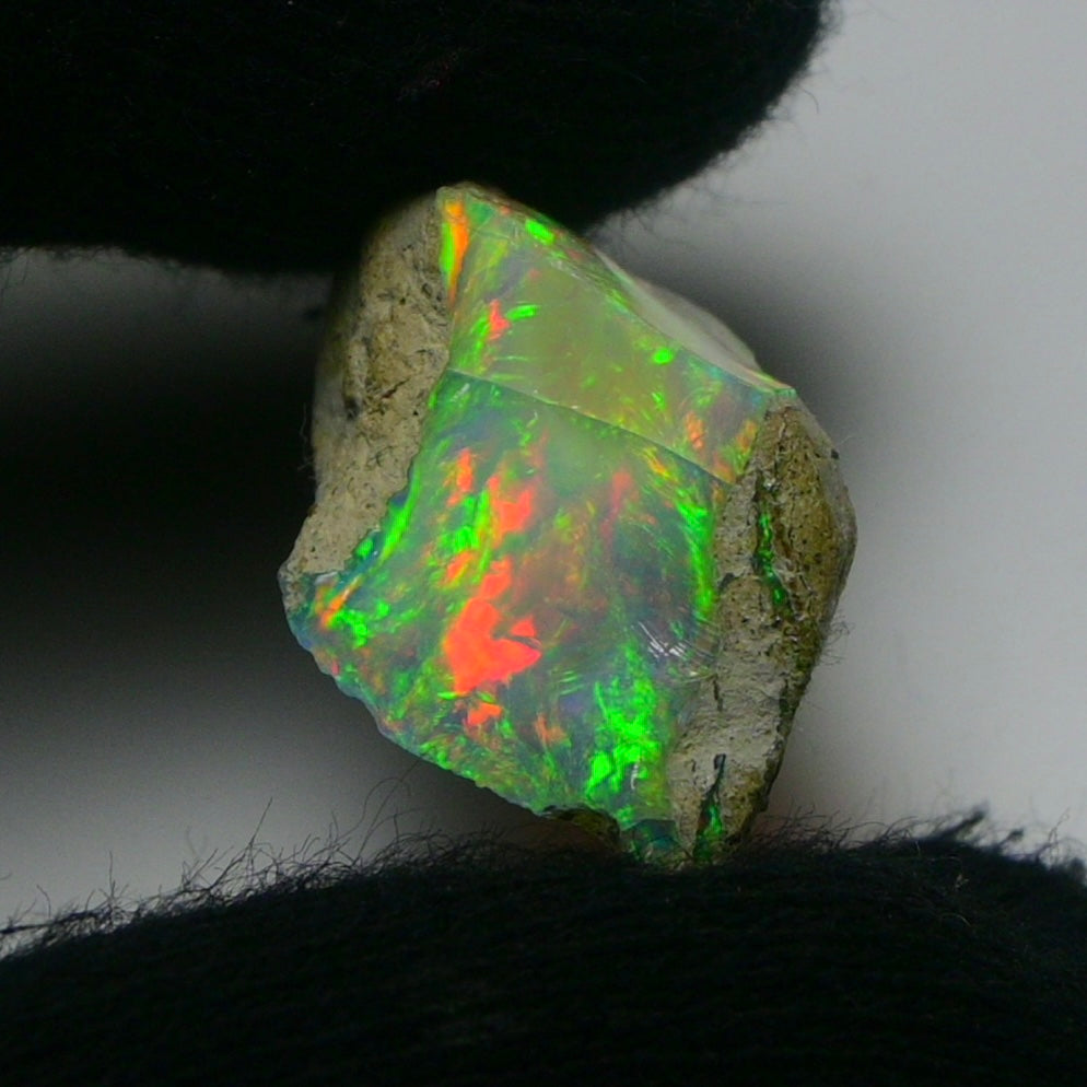 White Opal 11.65 Carats | Natural White Ethiopian Opal Rough - Ready for Cutting & Jewelry!