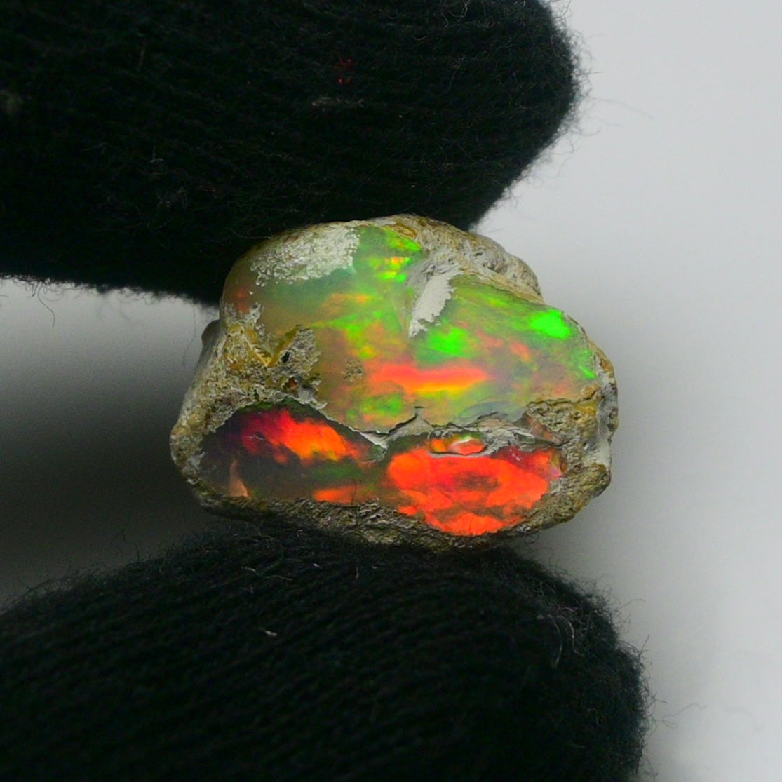 White Opal 8.65 Carats | Natural White Ethiopian Opal Rough - Ready for Cutting & Jewelry!
