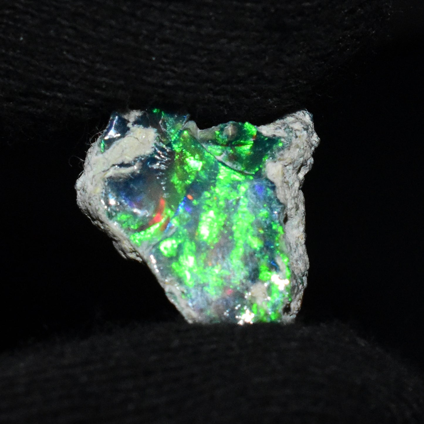 Black Opal Rough 7.35 Carats | Natural Ethiopian Opal Rough - Ready for Cutting & Jewelry | AAA Grade Opal Raw
