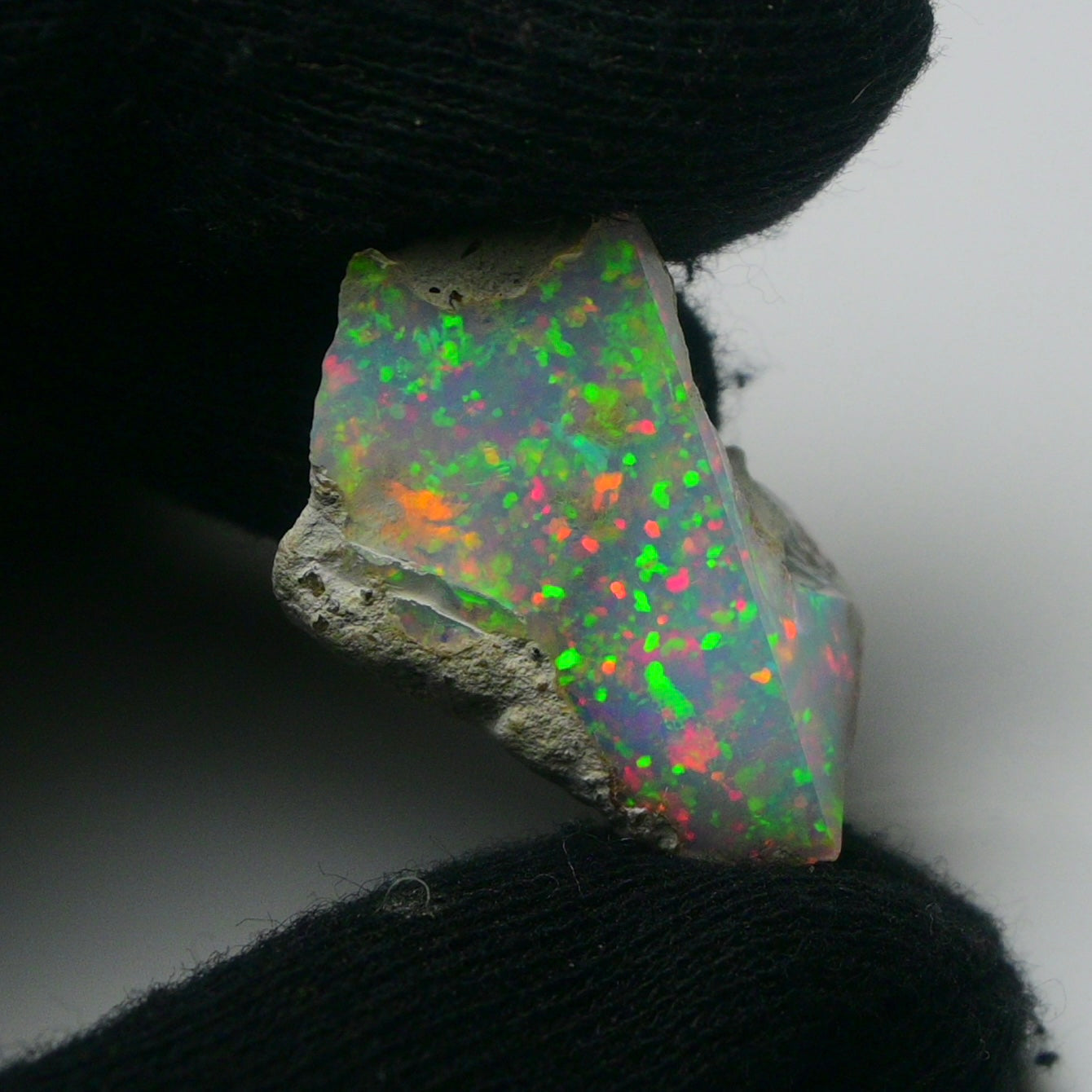 White Opal 18.45 Carats | Natural White Ethiopian Opal Rough - Ready for Cutting & Jewelry!